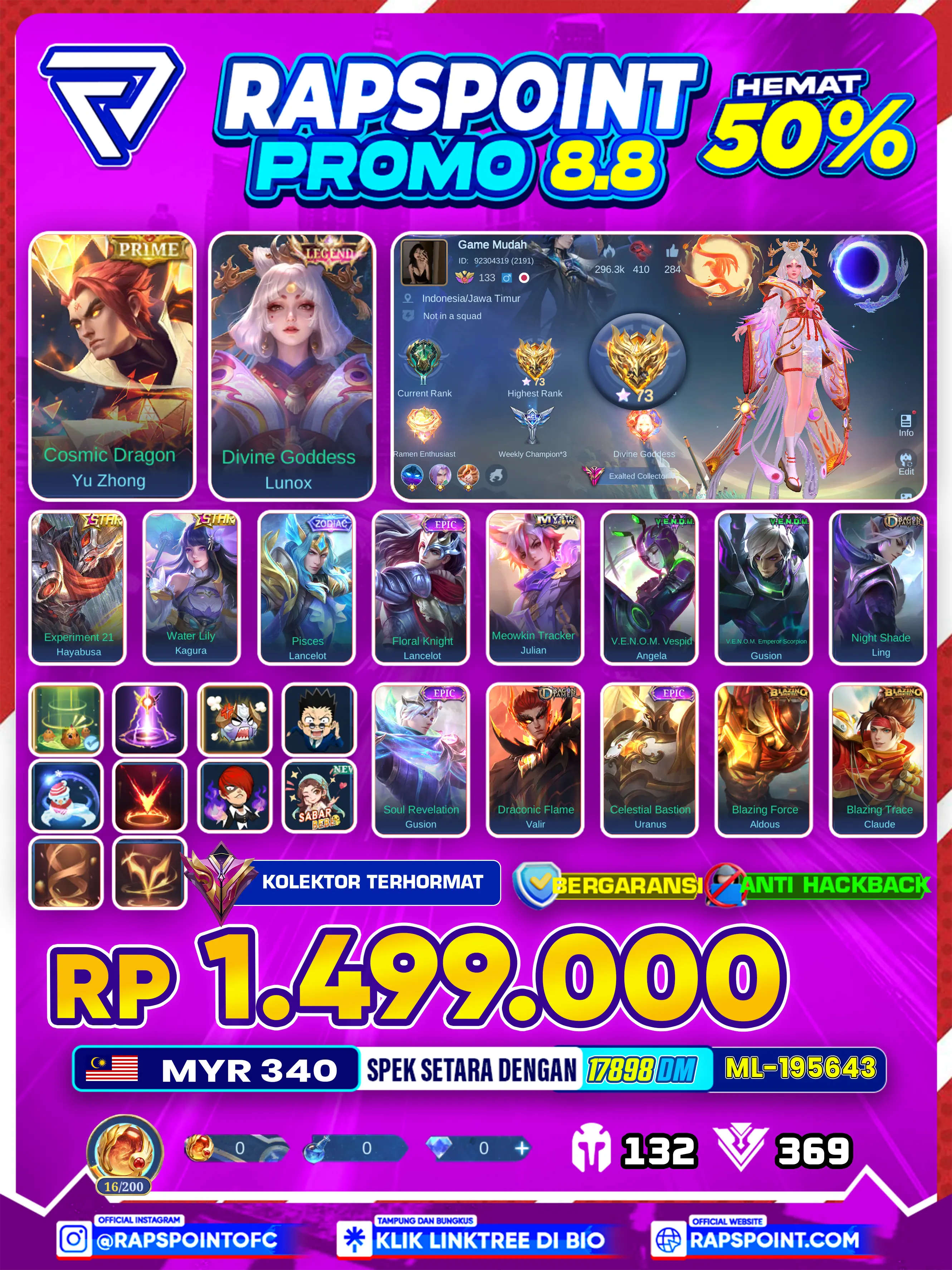 LUNOX LEGEND